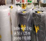 BUBBLE WRAP 3Kg UKURAN 50 x 1,25m PROMO !!!